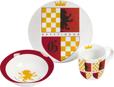 Produktbild von Kindergeschirr Gryffindor 3-teilig