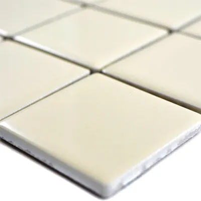Produktbild von Keramik Mosaikfliesen Adrian Beige Matt Quadrat 48