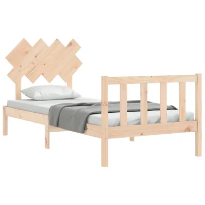 Produktbild von vidaXL Massivholzbett ohne Matratze 90x200 Kiefernholz