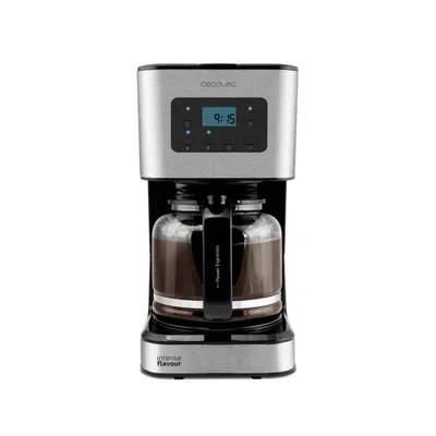 Obrázok produktu pre Cecotec 01555, Kávovar, 1,5 L, Mletá káva, 950 W, Nerezová oceľ