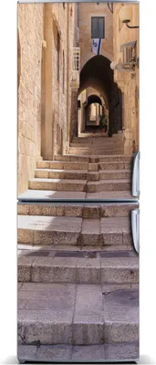 Produktbild von Tulup Kühlschrankdekoration - Magnetmatte - 70 cm x 190 cm - Magnet auf dem Kühlschrank - Jerusalem