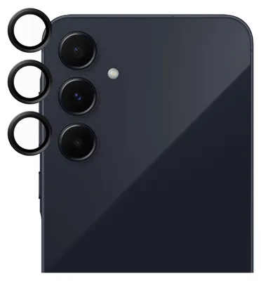 Produktbild von PanzerGlass SAFE. by ® Kameraschutz Schwarz Samsung Galaxy A55 5G, Samsung, Samsung - Galaxy A55 5G, Trockene Anwendung, Kratzresistent, Schockresistent, Schwarz, 1 Stück(e)