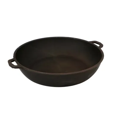 Obrázek produktu pro Maysternya | Litinová pánev 34 cm - s držadly - odolná - všestranná - žáruvzdorná
