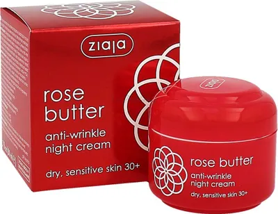 Produktbild von Ziaja Rosenbutter Anti-Falten Nachtcreme 30+  50 ml