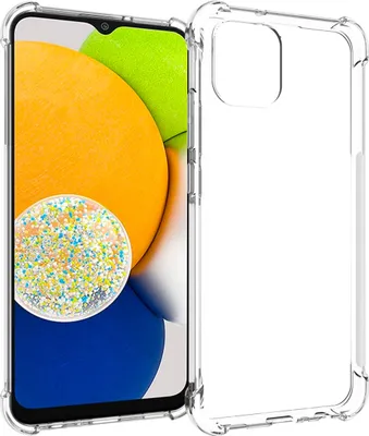 Obrázek produktu pro iMoshion Pouzdro na mobilní telefon pro Samsung Galaxy A03 - silikonové proti nárazu - průhledné