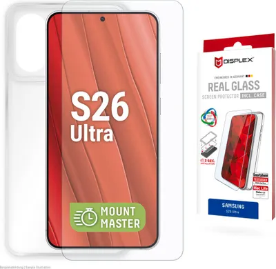 Produktbild von DISPLEX Real Glass MM+Case Samsung Galax S26 Ultra