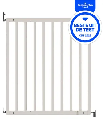 Produktbild von Europe Baby Solid Beech Treppenschutzgitter- Oatmeal - 63,5-103,5cm
