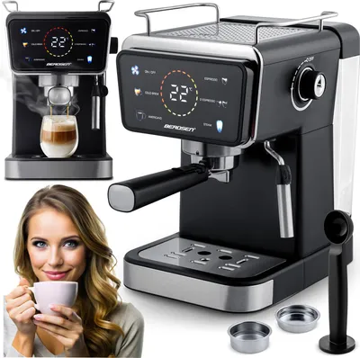 Produktbild von Berdsen BD-771 20 bar Espressomaschine, schwarz