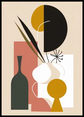 Produktbild von Plakat 50x70cm Abstrakte Naturmorte
