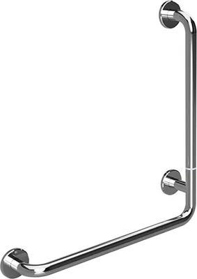 Produktbild von BELP Steckbarer Duschgriff rechts Edelstahl poliert mit Abdeckung 110x630x680 mm, 120 kg Traglast für Bad & WC >> zum Bohren