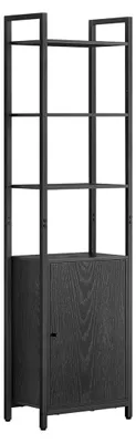 Produktbild von Bücherregal 24 x 40 x 159,5 cm – Ebenholzschwarz – Tintenschwarz – 11,6 kg