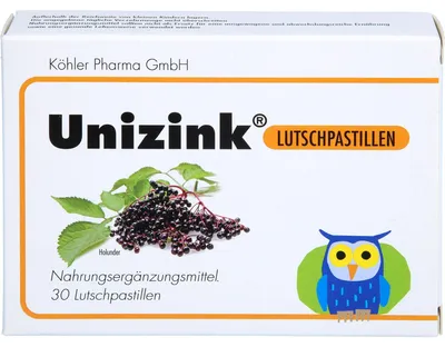 Obrázek produktu pro Unizink  pastilky, 30 ks