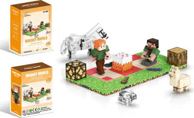 Obrázok produktu pre Stavebná sada Magnet World Picnic