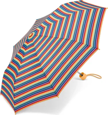 Produktbild von ESPRIT Taschenregenschirm Regenschirm Mini Kids Multistripes mehrfarbig