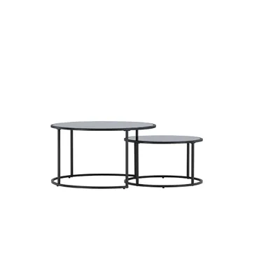 Produktbild von Couchtische Twin, 2er-Set - Schwarz