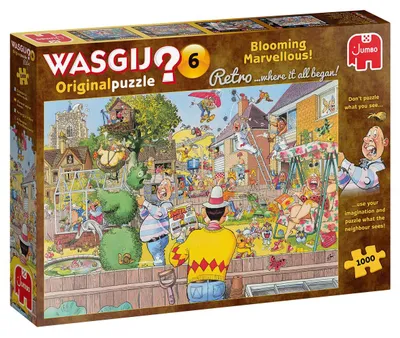 Produktbild von Wasgij Retro Original 6 - Blühende Pracht! - 1000 Teile