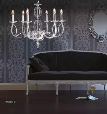 Productafbeelding van Kristallen hanglamp, klassieke kroonluchter, lamp, plafondlamp