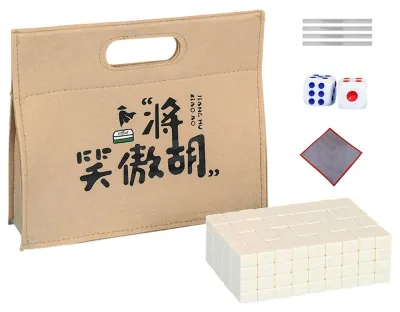 Obrázek produktu pro Sada mahjongu s taškou a kostkami