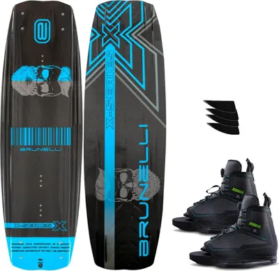 Obrázek produktu pro Sada wakeboardu BRUNELLI CARBON – deska 145 cm s vázáním JOBE MAZE 40–46