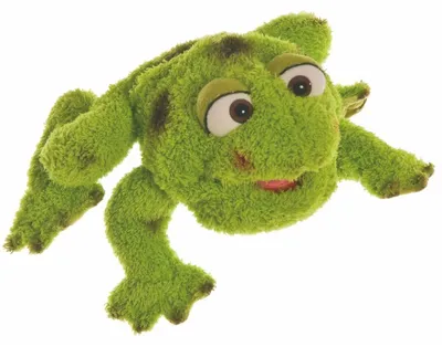 Produktbild von Living Puppets kleiner Rolf der Frosch Handpuppe