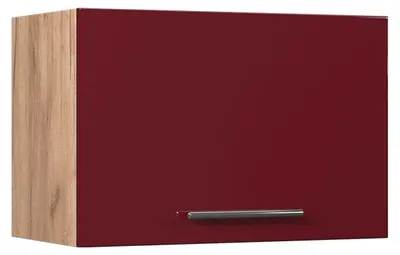 Imagen del producto de Armario de pared Vicco Fame-Line Rojo Burdeos alto brillo/Roble dorado 60 cm, Model 61556