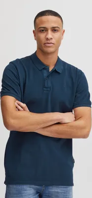 Produktbild von Blend BHEdington polo Herren Poloshirt Polohemd geschwaschene Qualität Polokragen Hochwertiger Baumwoll-Pikee Regular Fit