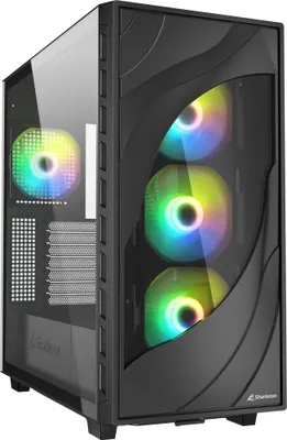 Obrázek produktu pro Sharkoon Rebel C80G RGB ATX Black schwarz
