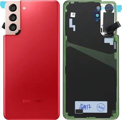 Image de Couvercle de batterie original Samsung, dos Samsung Galaxy S21 Plus - Phantom Red