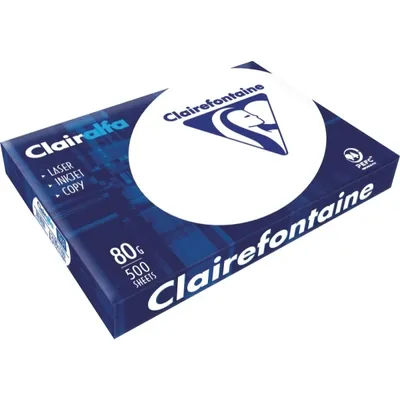Produktbild von Clairefontaine 1969C, Laser-/Inkjet-Druck, A3 (297x420 mm), 500 Blätter, 80 g/m², Weiß, Forest Stewardship Council (FSC)