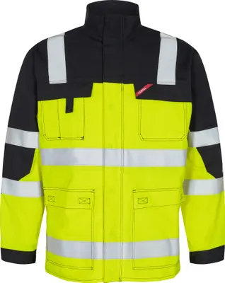 Produktbild von F. Engel Safety+ EN ISO 20471 Multinorm Jacke, Gelb/Schwarz, Gr. 2XL
