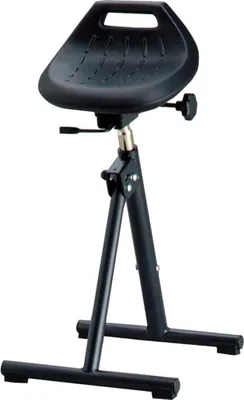 Immagine prodotto di interstuhl ausilio per la posizione eretta sedile integrale in schiuma regolabile in altezza 650 - 850 mm acciaio tubolare antracite pieghevole BIMOS - 9452-2000