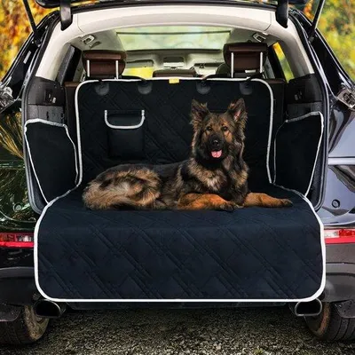 Immagine prodotto di Tappetino per bagagliaio con protezione per cani, nero
