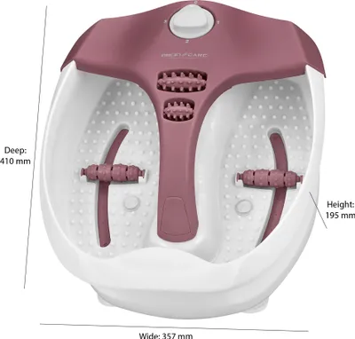 Image de Appareil de massage pour les pieds  Blanc et Bordeaux Proficare PC-FM 3027