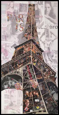 Produktbild von Papier Wandbild Paris I 52x102 FRE111