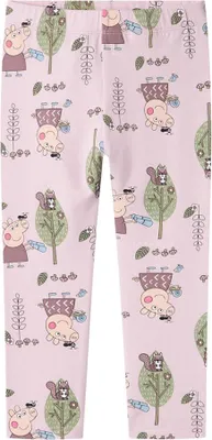 Produktbild von Name It Dyka Peppa Leggings Rosa 4 Years Mädchen Rosa 4 Years