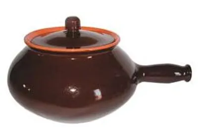 Productafbeelding van Terracotteschotel Brunella met deksel - 22 cm