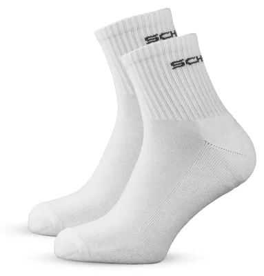 Imagen del producto de Título: Calcetines de tenis uni SCHNORR, 1 par, color blanco, talla 38-42