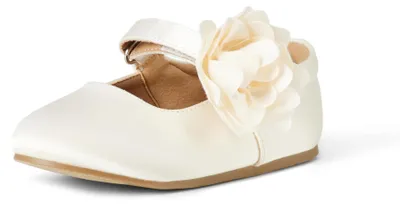 Produktbild von A. Essentials Mary Jane Flat Ballerinas, cremefarben, Satin, Größe 36 (Kleinkind