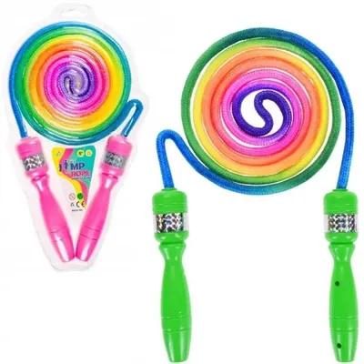 Produktbild von Springseil, Regenbogenfarben, 210 cm - Trifox
