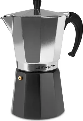 Kaffeemaschine KFM 1230, 12 Tassen, Aluminium, schwarz/silber