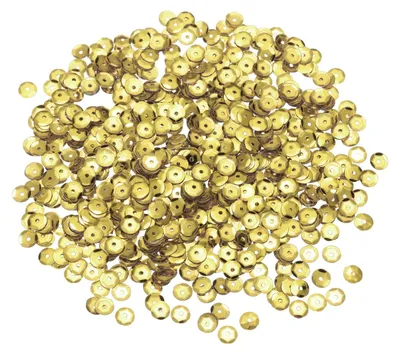 Productafbeelding van Losse Pailletten - 2200 Stuks - Voor Kleding en Decoratie - Ø 8 mm - Zilver en Lichtgoud