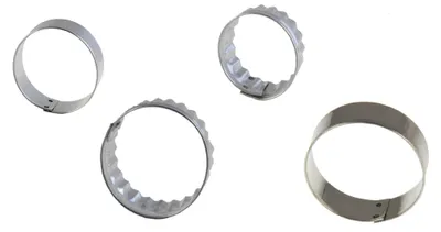 Produktbild von LARES Ausstecher Rund 4er Set - versch. Größen, Backzubehör