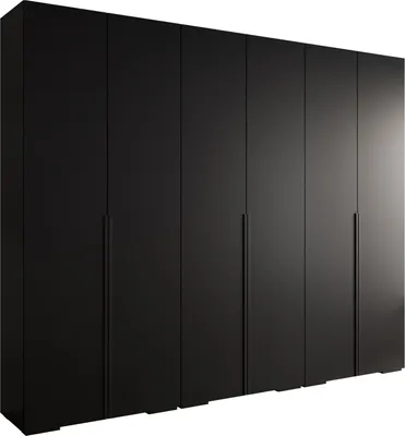 Produktbild von MEBLE KRYSPOL Inova 1 Schrank - 236,7x300x47cm - Schwarz Schwarz Schwarz
