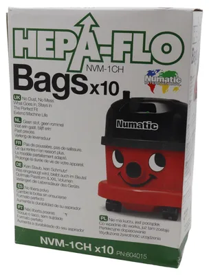 Immagine prodotto di Numatic 10 sacchi microfibra bidone aspirapolvere Henry Hetty HVB HVC HVN JVR