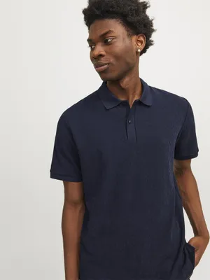 Image de Jack & Jones Blucliff Polo à manches courtes Bleu M Homme Bleu M