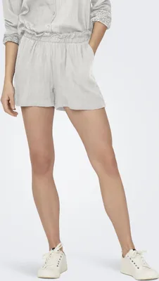 Produktbild von Lockere Paperbag Shorts Kurze Stretch Sommer Pants | XL