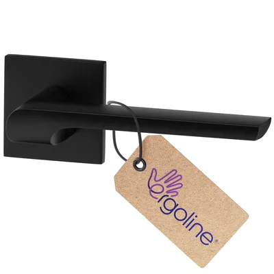 Produktbild von ERGO line Modern Design, Schwarz Türbeschlag ZOE ohne Schlossrosette, Die ultra-feine Silhouette, Türbeschlag; Türgriff; Türklinke