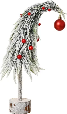 Produktbild von Tannenbaum künstlich mit Holzsockel 45cm geschmückt