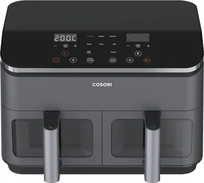 Produktbild von Cosori Dual Basket Chef Edition, Heißluftfritteuse, 8,5 l, 1 kg, 35 °C, 230 °C, Doppel
