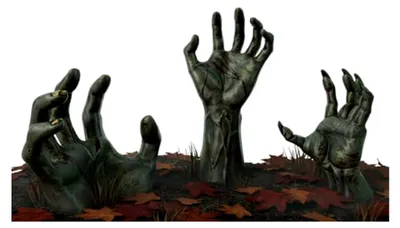 Produktbild von Gruselige Wandhände für Halloween-Dekoration